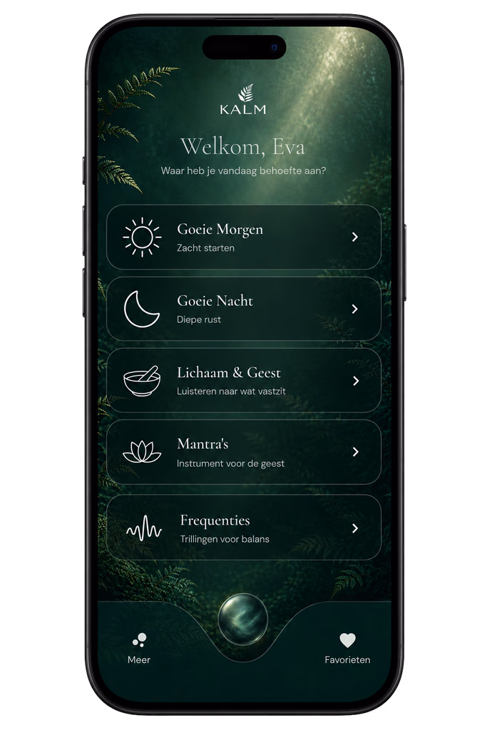 KALM-app met vijf meditatiemodules